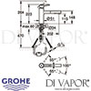 Grohe Concetto Single Lever Sink Mixer Dimensions